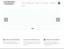 Tablet Screenshot of dunwoodystation.org